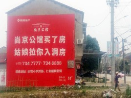  明溪墙体广告在乡镇、农村市场的媒体优势